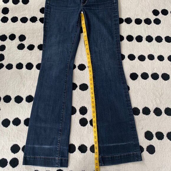 Rich & Skinny Dusty Star Dark Wash Denim Bootcut Long Jeans - Picture 16 of 16